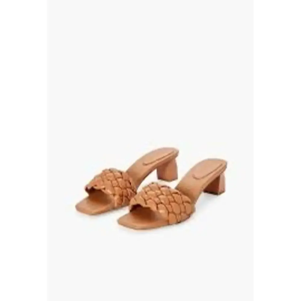 Just FabTonika Braided Strap Heeled Sandal Size 8